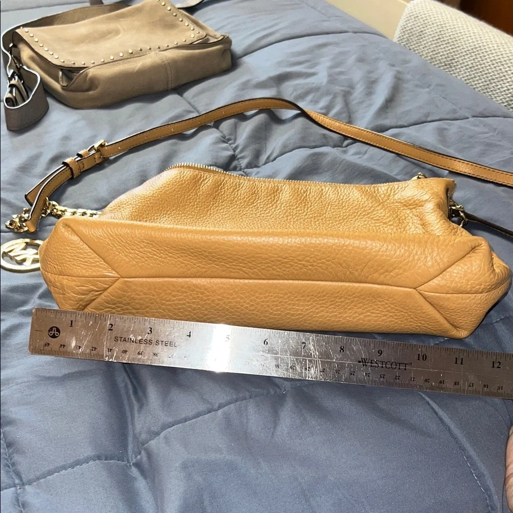 Michael Kors Mustard Leather Crossbody Bag